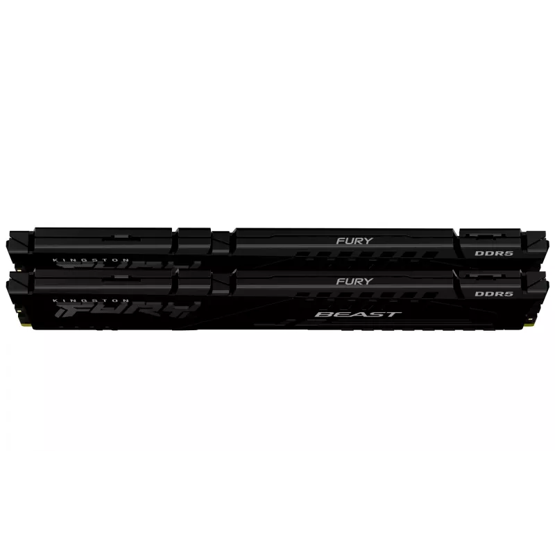 Kingston Technology FURY Beast 64GB 6000MT/s DDR5 CL36 DIMM (2 komplekts) Melns