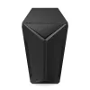 PC korpuss KRUX Astro Cube Melns — kuba korpuss, atbalsta micro ATX/mini-ITX, 1×3,5 collu + 2×2,5 collu nodalījumi, sānu logs, maks. barošanas bloks 28 cm, maks. dzesētāja augstums 136 mm