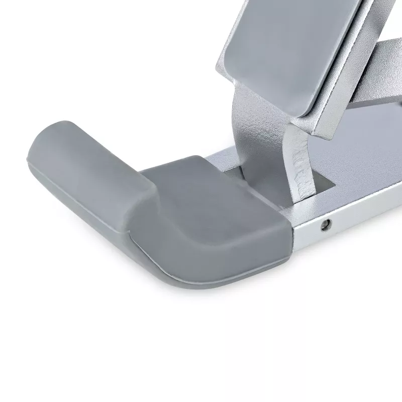 StarTech.com salokāms klēpjdatora pacēlāja statīvs, pārnēsājams, augstumā regulējams ergonomisks klēpjdatora statīvs, ventilēts alumīnija rāmis, iztur 22 mārciņas (10 kg), slīps/pacelts/leņķains klēpjdatora/planšetdatora statīvs, salokāma konstrukcija