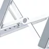 StarTech.com salokāms klēpjdatora pacēlāja statīvs, pārnēsājams, augstumā regulējams ergonomisks klēpjdatora statīvs, ventilēts alumīnija rāmis, iztur 22 mārciņas (10 kg), slīps/pacelts/leņķains klēpjdatora/planšetdatora statīvs, salokāma konstrukcija