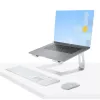 StarTech.com klēpjdatora statīvs galdam, iztur 5kg/11lb, alumīnija, sudraba, ergonomisks klēpjdatora pacēlājs, pārnēsājams klēpjdatora turētājs, datora statīvs Macbook Air/Pro, Dell XPS, Lenovo