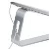 StarTech.com klēpjdatora statīvs galdam, iztur 5kg/11lb, alumīnija, sudraba, ergonomisks klēpjdatora pacēlājs, pārnēsājams klēpjdatora turētājs, datora statīvs Macbook Air/Pro, Dell XPS, Lenovo