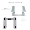 StarTech.com klēpjdatora statīvs galdam, iztur 5kg/11lb, alumīnija, sudraba, ergonomisks klēpjdatora pacēlājs, pārnēsājams klēpjdatora turētājs, datora statīvs Macbook Air/Pro, Dell XPS, Lenovo