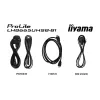 iiyama LH8665UHSB-B1 Signāla displejs Kioska dizains 2.18 m (86 collas) LED Wi-Fi 800 cd/m² 4K Ultra HD Melns Iebūvēts procesors Android 11 24/7