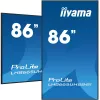 iiyama LH8665UHSB-B1 Signāla displejs Kioska dizains 2.18 m (86 collas) LED Wi-Fi 800 cd/m² 4K Ultra HD Melns Iebūvēts procesors Android 11 24/7