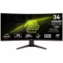 MSI MAG 346CQ datora monitors 86,4 cm (34 colli) 3440 x 1440 pikseļi UltraWide Dual Quad HD LCD Melns