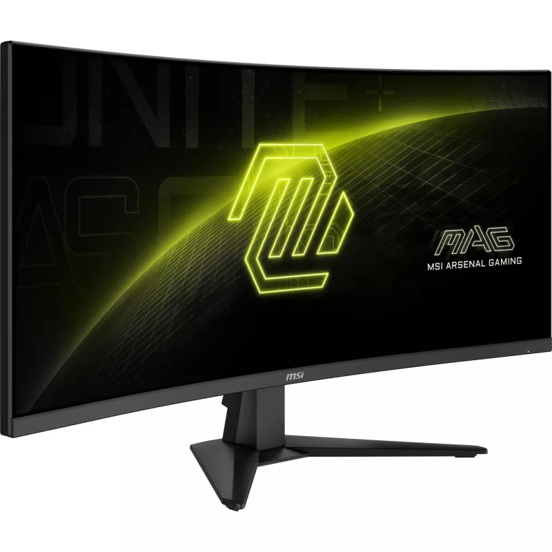 MSI MAG 346CQ datora monitors 86,4 cm (34 colli) 3440 x 1440 pikseļi UltraWide Dual Quad HD LCD Melns