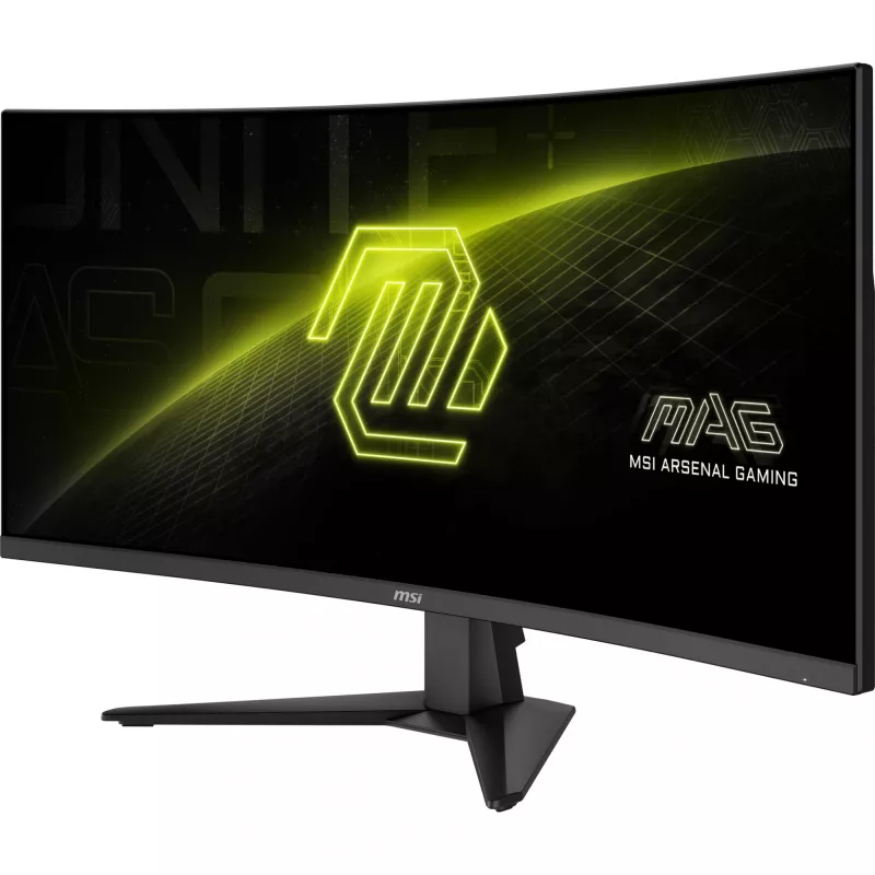 MSI MAG 346CQ datora monitors 86,4 cm (34 colli) 3440 x 1440 pikseļi UltraWide Dual Quad HD LCD Melns