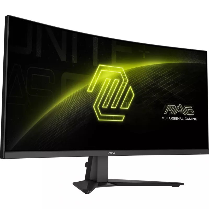 MSI MAG 346CQ datora monitors 86,4 cm (34 colli) 3440 x 1440 pikseļi UltraWide Dual Quad HD LCD Melns