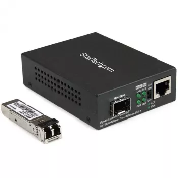 StarTech.com Gigabit Ethernet optiskās vides pārveidotājs - kompakts - 850nm MM LC - 550m