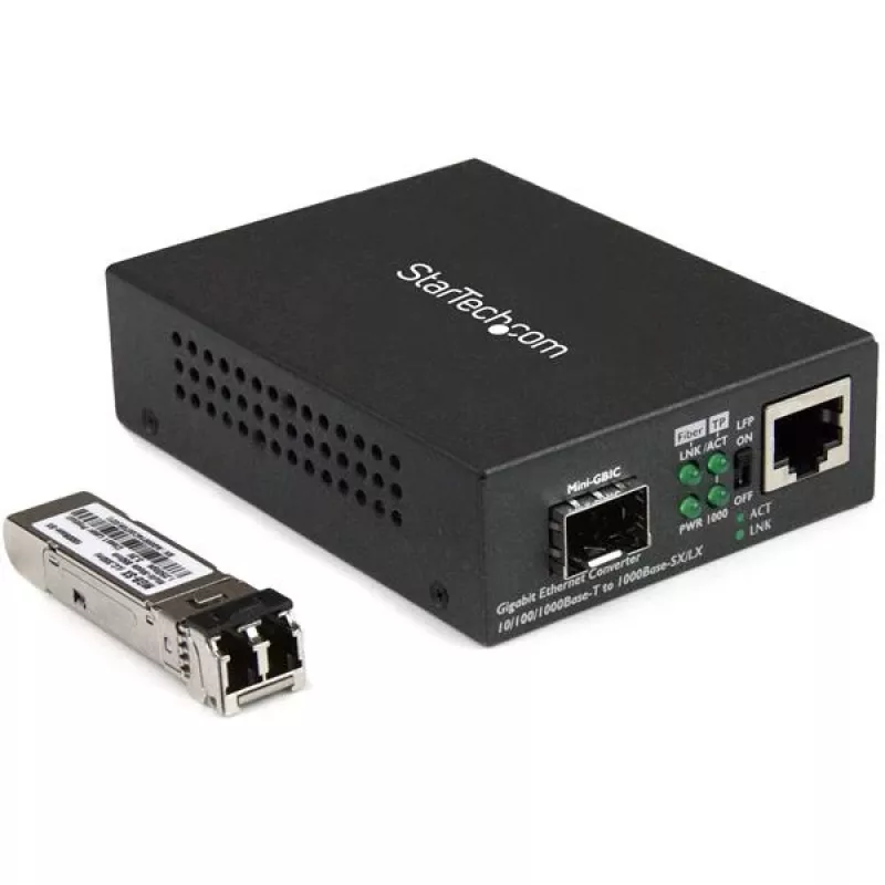 StarTech.com Gigabit Ethernet optiskās vides pārveidotājs - kompakts - 850nm MM LC - 550m
