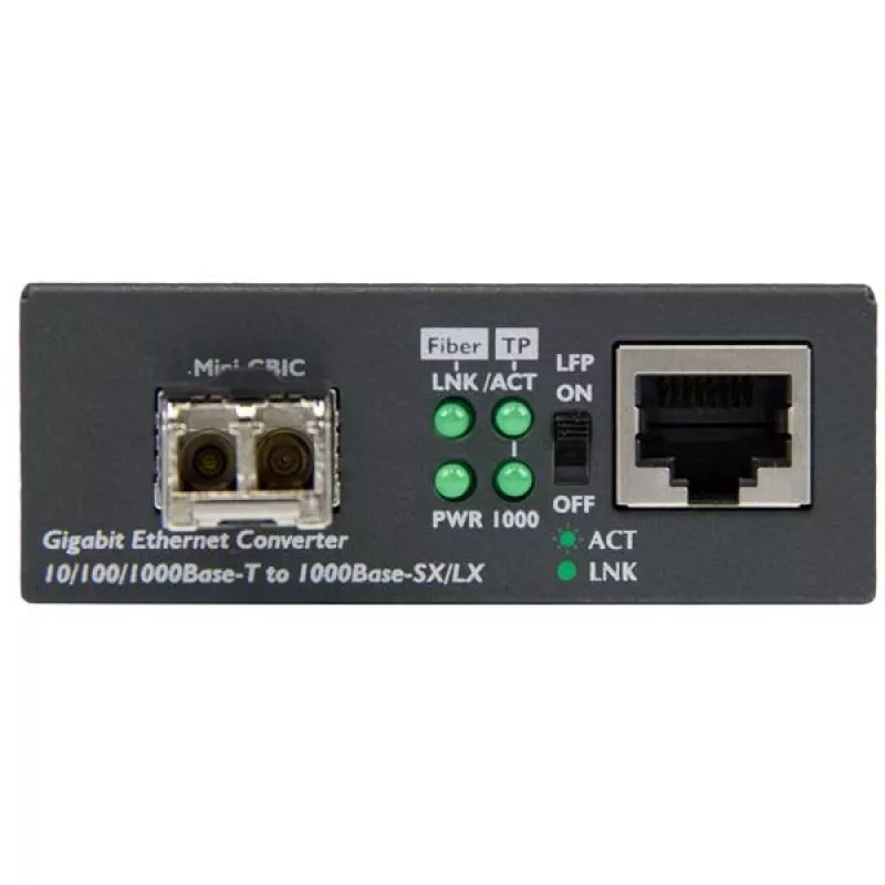 StarTech.com Gigabit Ethernet optiskās vides pārveidotājs - kompakts - 850nm MM LC - 550m