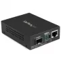 StarTech.com Gigabit Ethernet šķiedru optikas multivides pārveidotājs ar atvērtu SFP slotu