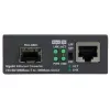 StarTech.com Gigabit Ethernet šķiedru optikas multivides pārveidotājs ar atvērtu SFP slotu