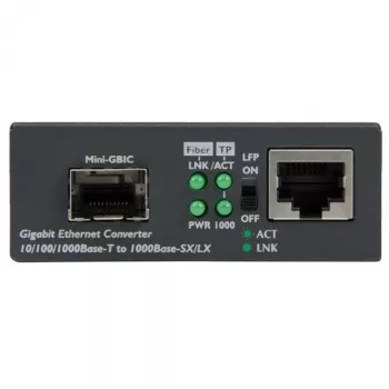 StarTech.com Gigabit Ethernet šķiedru optikas multivides pārveidotājs ar atvērtu SFP slotu