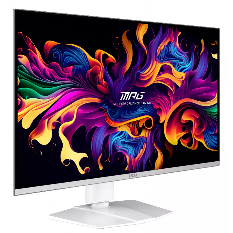 MSI MPG 321URXW QD-OLED datora monitors 80 cm (31,5 collu) 3840 x 2160 pikseļi 4K Ultra HD Balts