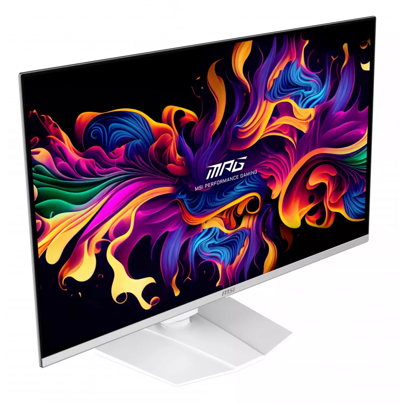 MSI MPG 321URXW QD-OLED datora monitors 80 cm (31,5 collu) 3840 x 2160 pikseļi 4K Ultra HD Balts