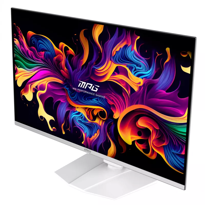 MSI MPG 321URXW QD-OLED datora monitors 80 cm (31,5 collu) 3840 x 2160 pikseļi 4K Ultra HD Balts