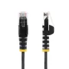 StarTech.com 2 m CAT6 kabelis - plāns - aizķeršanās novēršanas RJ45 savienotāji - melns