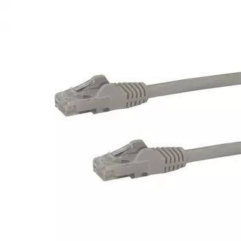 StarTech.com 10m CAT6 Ethernet kabelis - pelēks CAT 6 Gigabit Ethernet vads -250MHz 100W PoE RJ45 UTP tīkla/plākstera vads bez aizķeršanās ar stiepes samazināšanu, individuāli testēts