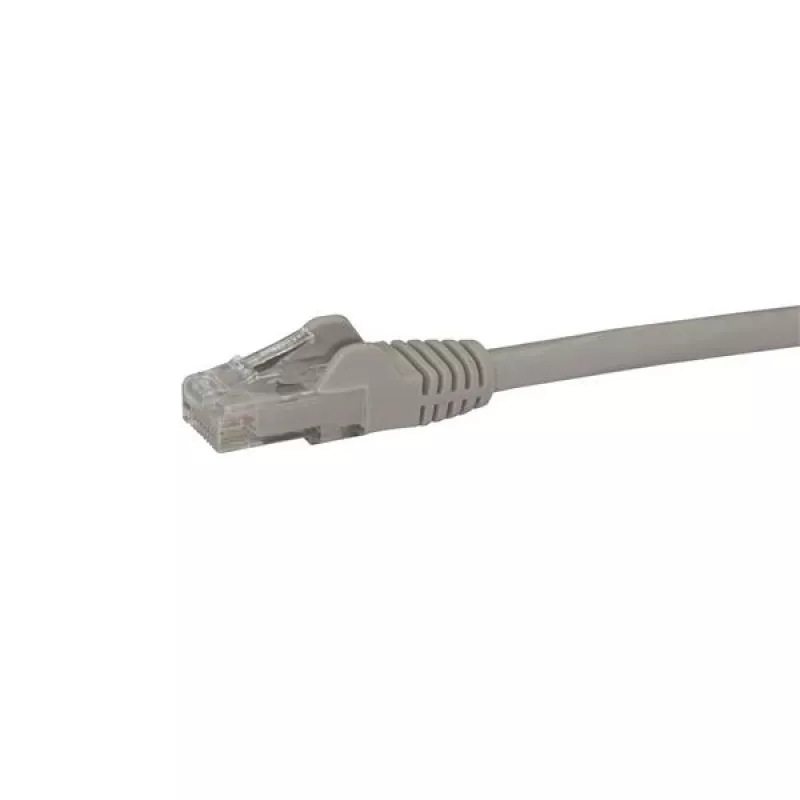StarTech.com 10m CAT6 Ethernet kabelis - pelēks CAT 6 Gigabit Ethernet vads -250MHz 100W PoE RJ45 UTP tīkla/plākstera vads bez aizķeršanās ar stiepes samazināšanu, individuāli testēts