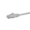 StarTech.com 10m CAT6 Ethernet vads - Balts CAT 6 Gigabit Ethernet vads - 250MHz 100W PoE RJ45 UTP tīkla/plākstera vads bez aizķeršanās ar stiepes atvieglojumu, individuāli testēts