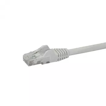StarTech.com 10m CAT6 Ethernet vads - Balts CAT 6 Gigabit Ethernet vads - 250MHz 100W PoE RJ45 UTP tīkla/plākstera vads bez aizķeršanās ar stiepes atvieglojumu, individuāli testēts