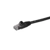 StarTech.com 2m CAT6 Ethernet kabelis - Melns CAT 6 Gigabit Ethernet vads - 250MHz 100W PoE RJ45 UTP tīkla/plākstera vads bez aizķeršanās ar spriegojuma samazināšanu, individuāli testēts