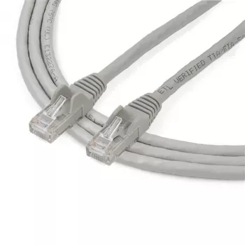 StarTech.com 2m CAT6 Ethernet kabelis - pelēks CAT 6 Gigabit Ethernet vads -250MHz 100W PoE RJ45 UTP tīkla/savienojuma vads bez aizķeršanās ar stresa samazināšanu individuāli testēts