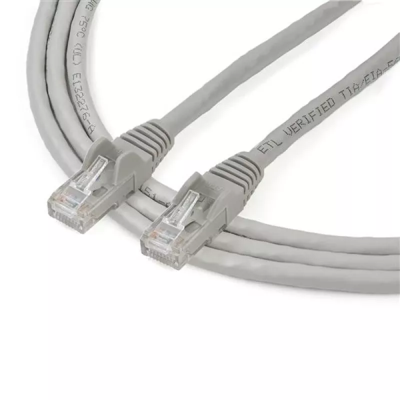 StarTech.com 2m CAT6 Ethernet kabelis - pelēks CAT 6 Gigabit Ethernet vads -250MHz 100W PoE RJ45 UTP tīkla/savienojuma vads bez aizķeršanās ar stresa samazināšanu individuāli testēts