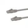 StarTech.com 3m CAT6 Ethernet kabelis - pelēks CAT 6 Gigabit Ethernet vads - 250MHz 100W PoE RJ45 UTP tīkla/plākstera vads bez aizķeršanās ar sprieguma mazināšanu, individuāli testēts