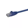 StarTech.com 50cm CAT6 Ethernet kabelis - zils CAT 6 Gigabit Ethernet vads - 250MHz 100W PoE RJ45 UTP tīkla/ielāpu vads bez aizķeršanās ar sprieguma samazināšanu individuāli pārbaudīts