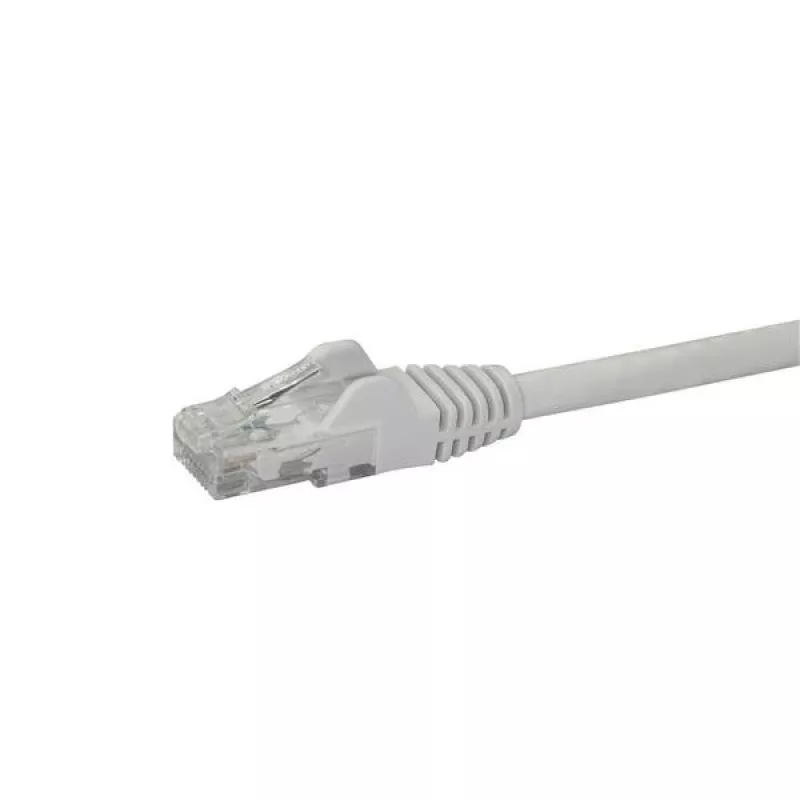 StarTech.com 50cm CAT6 Ethernet kabelis - balts CAT 6 Gigabit Ethernet vads -250MHz 100W PoE RJ45 UTP tīkla/plākstera vads bez aizķeršanās ar stiepes samazinājumu, individuāli testēts