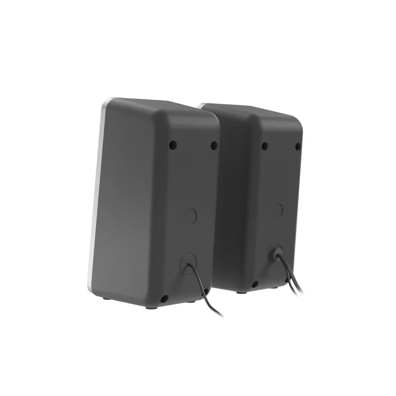 GENESIS Helium 100 BT RGB skaļruņu komplekts 10 W PC/Portatīvais dators Melns, Sudrabs 2.0 kanāli Bluetooth