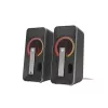 GENESIS Helium 100 BT RGB skaļruņu komplekts 10 W PC/Portatīvais dators Melns, Sudrabs 2.0 kanāli Bluetooth