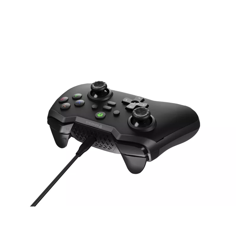 GENESIS Mangan 300 Melns USB spēļu kontrolieris analogais / digitālais Android, Nintendo Switch, PC