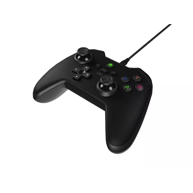 GENESIS Mangan 300 Melns USB spēļu kontrolieris analogais / digitālais Android, Nintendo Switch, PC