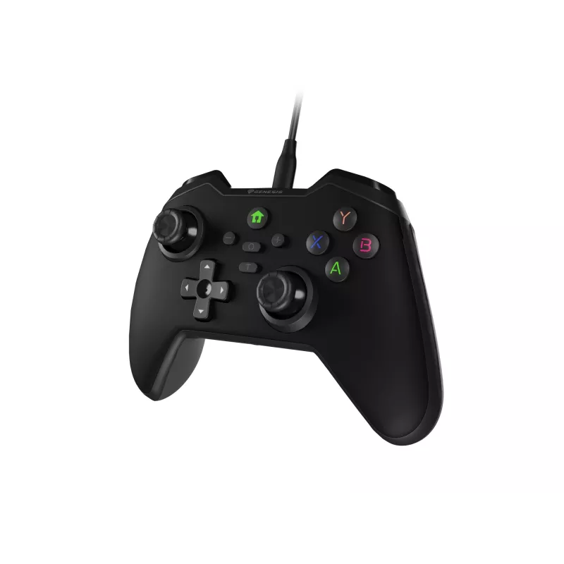 GENESIS Mangan 300 Melns USB spēļu kontrolieris analogais / digitālais Android, Nintendo Switch, PC