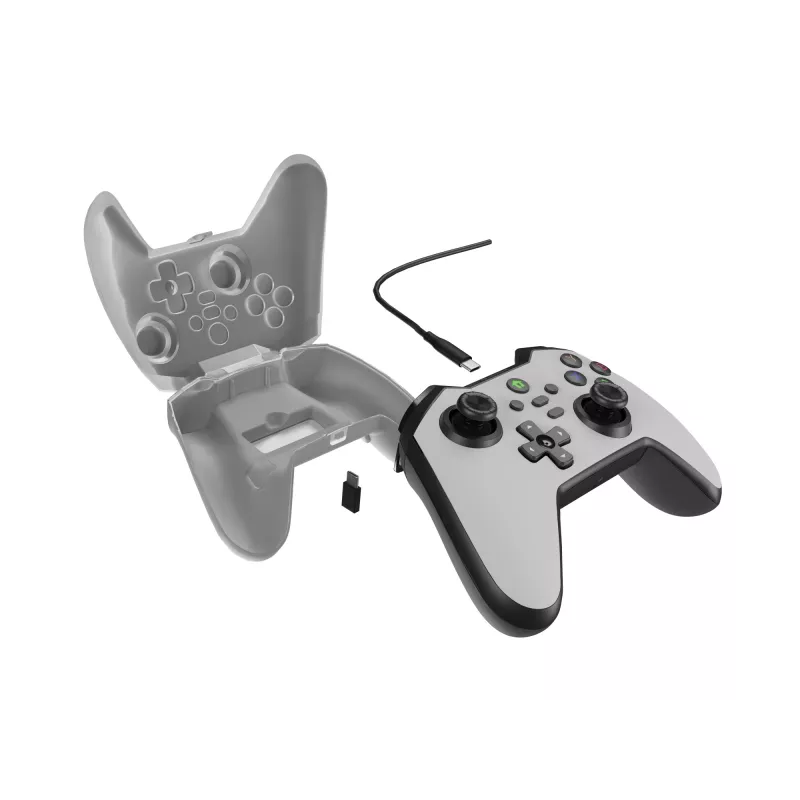 GENESIS Mangan 300 balta USB Gamepad Analogue / Digital Android, Nintendo Switch, PC