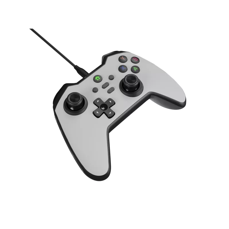 GENESIS Mangan 300 balta USB Gamepad Analogue / Digital Android, Nintendo Switch, PC