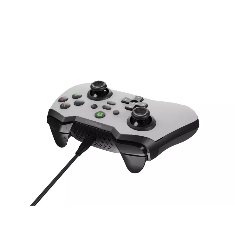GENESIS Mangan 300 balta USB Gamepad Analogue / Digital Android, Nintendo Switch, PC