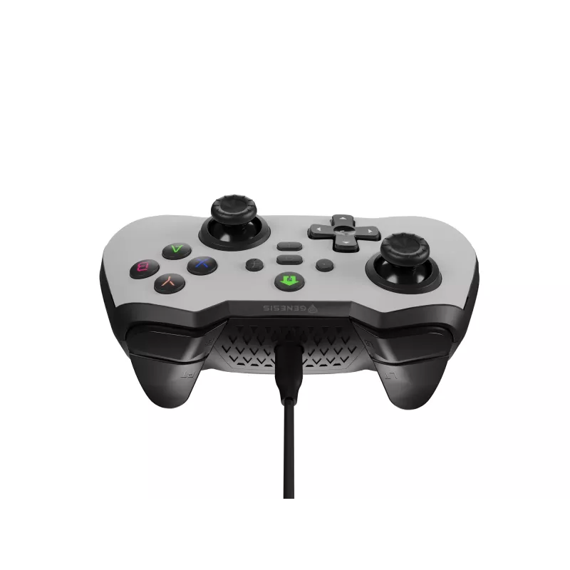 GENESIS Mangan 300 balta USB Gamepad Analogue / Digital Android, Nintendo Switch, PC