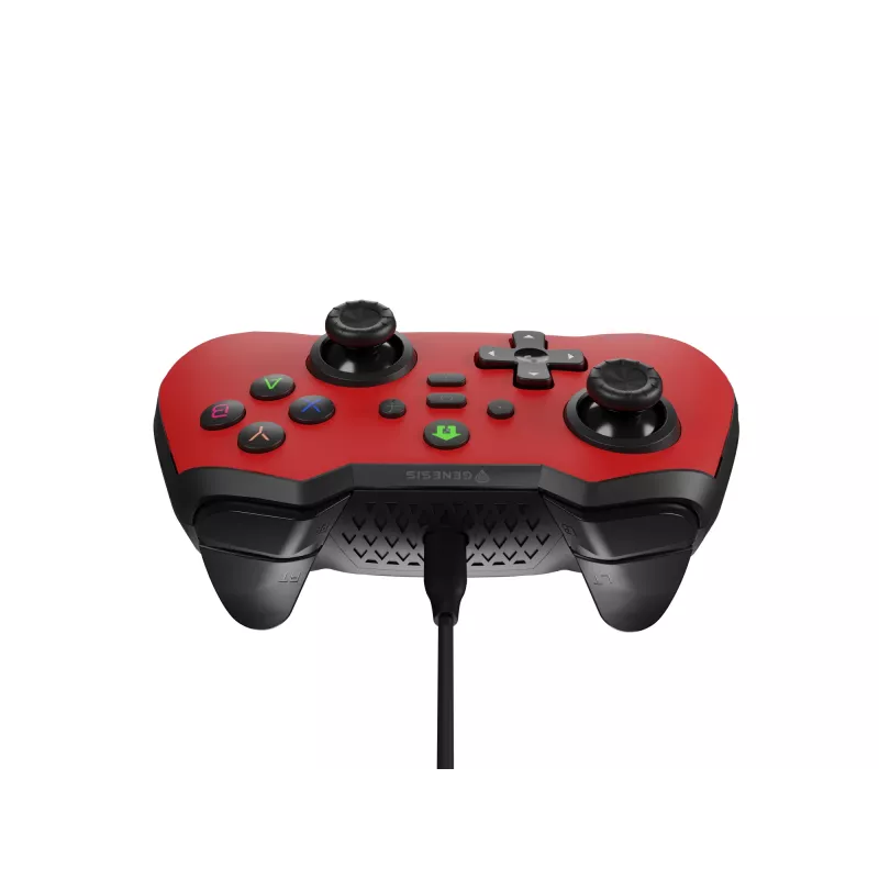 GENESIS Mangan 300 Red USB spēļu kontrolieris Analogs / Digitāls Android, Nintendo Switch, PC