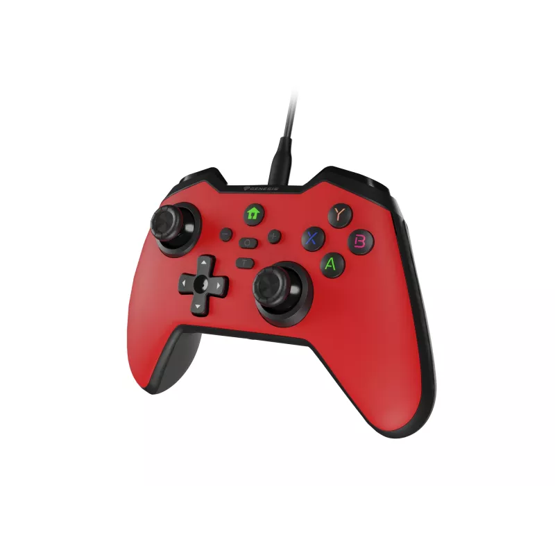GENESIS Mangan 300 Red USB spēļu kontrolieris Analogs / Digitāls Android, Nintendo Switch, PC