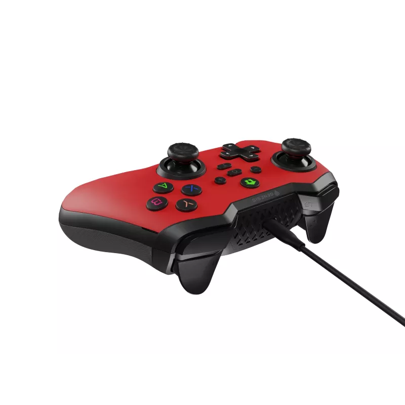 GENESIS Mangan 300 Red USB spēļu kontrolieris Analogs / Digitāls Android, Nintendo Switch, PC