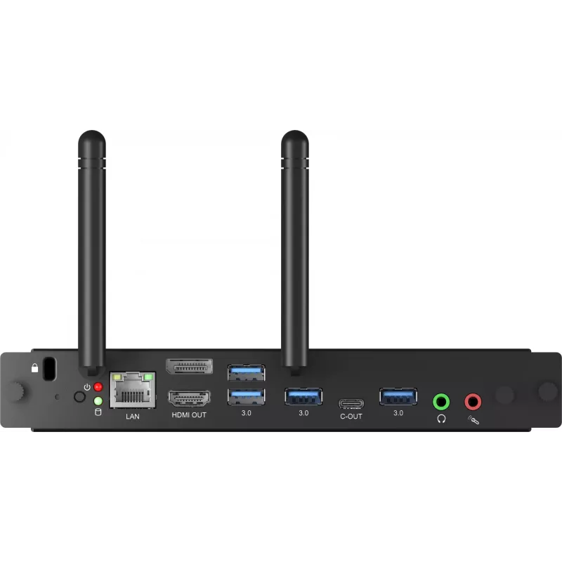 iiyama OPC51204BC-1 dators/darbstacija Intel® Core™ i5 i5-12450H 8 GB DDR4-SDRAM 256 GB SSD Windows 11 IoT Enterprise Mini PC melns