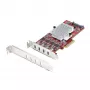 StarTech.com 4 portu USB Type-C PCIe karte, USB 3.2 10 Gbps, USB-C PCI Express paplašināšanas karte, 4 neatkarīgi USB kontrolleri, Windows/Linux/macOS, TAA atbilstoša