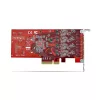 StarTech.com 4 portu USB Type-C PCIe karte, USB 3.2 10 Gbps, USB-C PCI Express paplašināšanas karte, 4 neatkarīgi USB kontrolleri, Windows/Linux/macOS, TAA atbilstoša