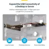 StarTech.com 4 portu USB Type-C PCIe karte, USB 3.2 10 Gbps, USB-C PCI Express paplašināšanas karte, 4 neatkarīgi USB kontrolleri, Windows/Linux/macOS, TAA atbilstoša