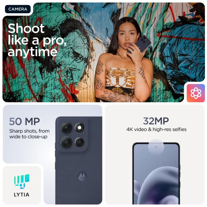Motorola moto g86 power 5G 16,9 cm (6,67 collu) Divu SIM karti Android 15 USB Type-C 12 GB 256 GB 6720 mAh Zils